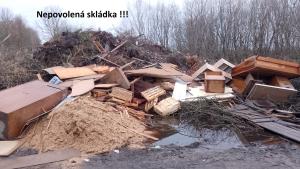 nepovolená skládka